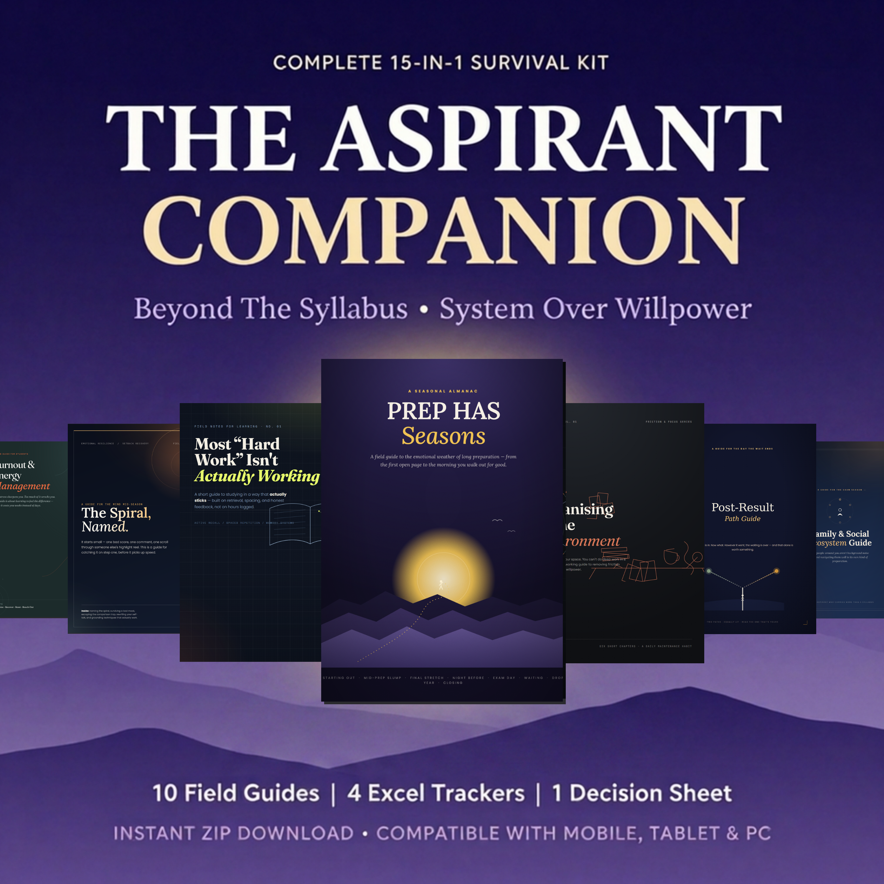 The Aspirant's Companion: 15-in-1 Complete Exam Survival Kit