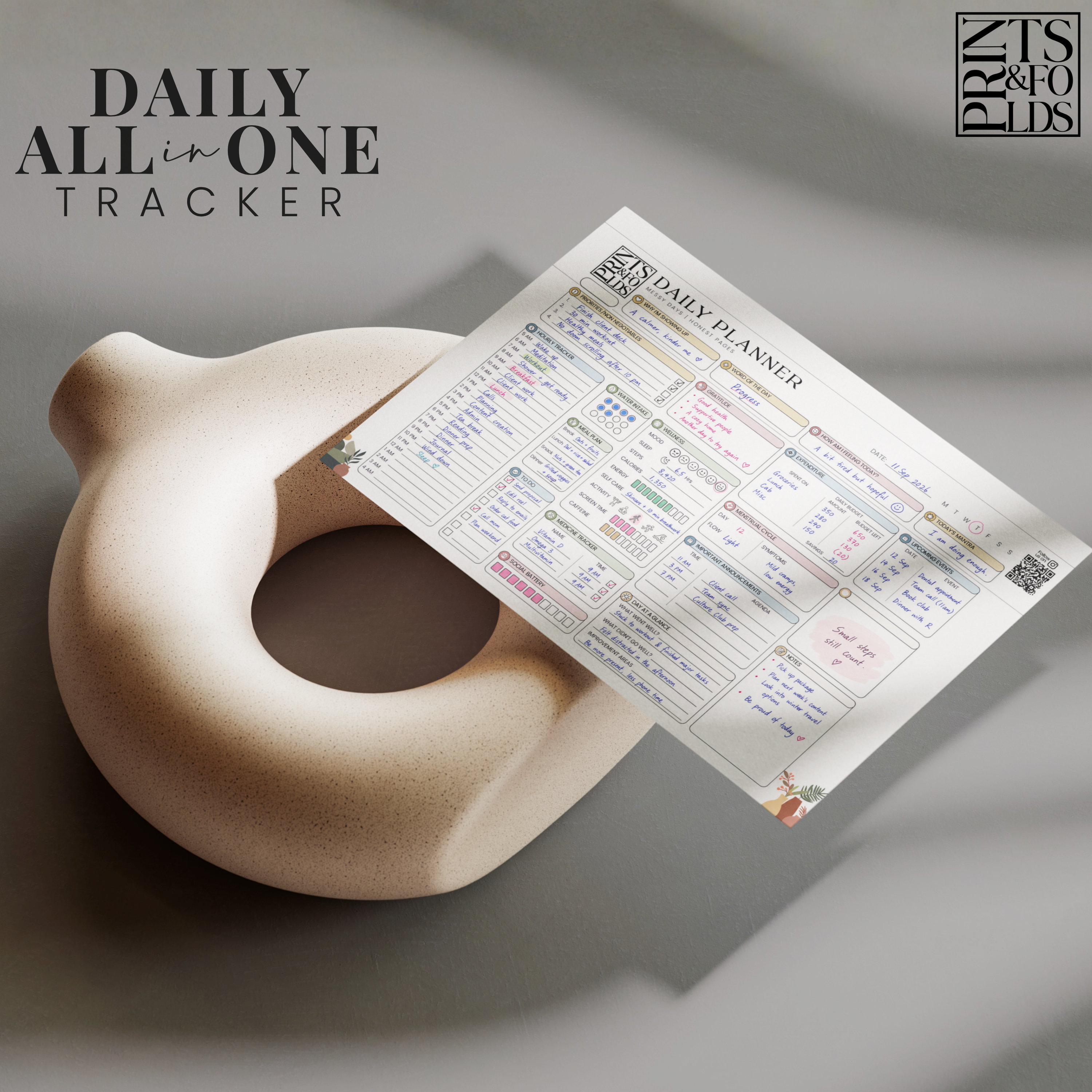 Daily All in One Tracker